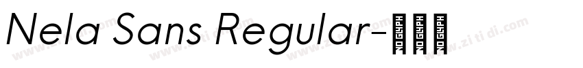 Nela Sans Regular字体转换 Nela Sans Regular字体转换